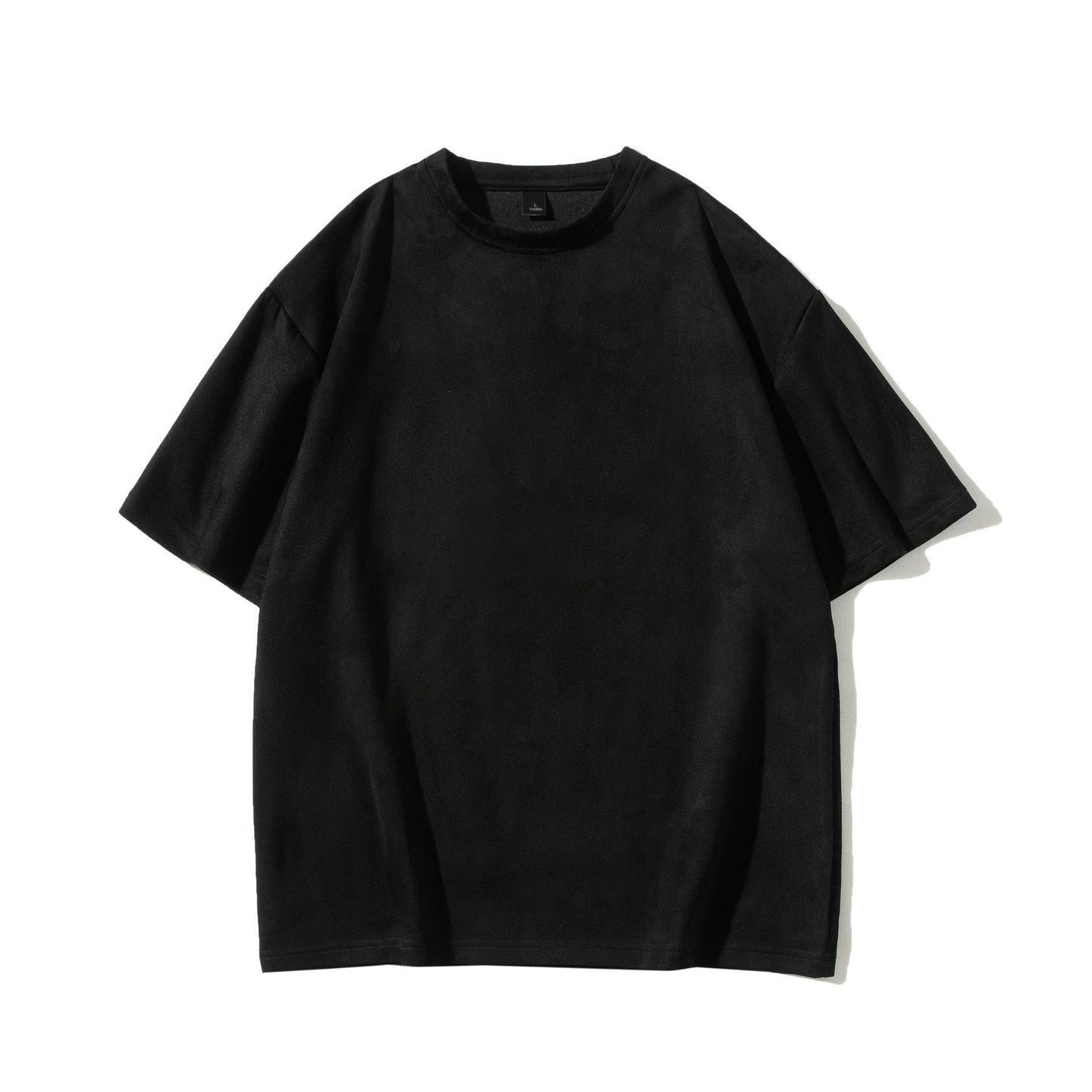 American Retro Short Sleeve T-shirt For Men And Women Graphite Black MuddyStock