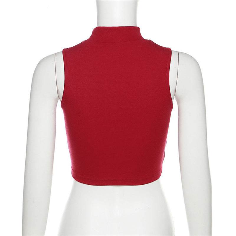 Printed Cropped Tank Top For Women MuddyStock