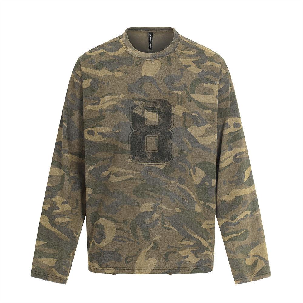 Camouflage long sleeved T-shirt For Men | MuddyStock Originals