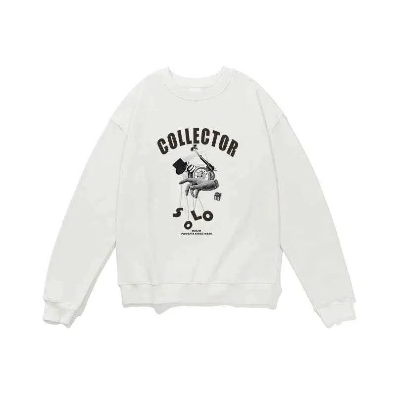 Casual Sweatshirt For Men White