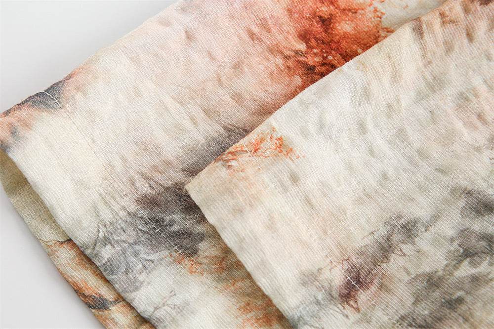 Tie-dyed Short-sleeved Shirt For Men And Women MuddyStock