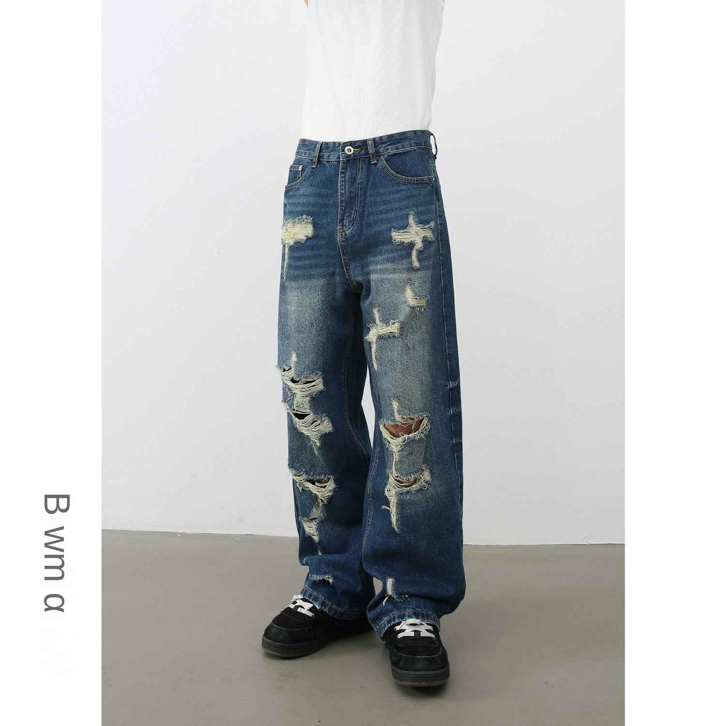 American Style Distressed Denim Pants For Men | MuddyStock Originals MuddyStock