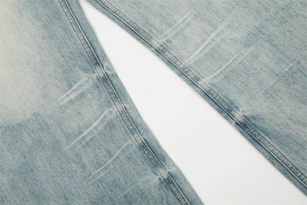 Vintage Washed Jeans For Men MuddyStock