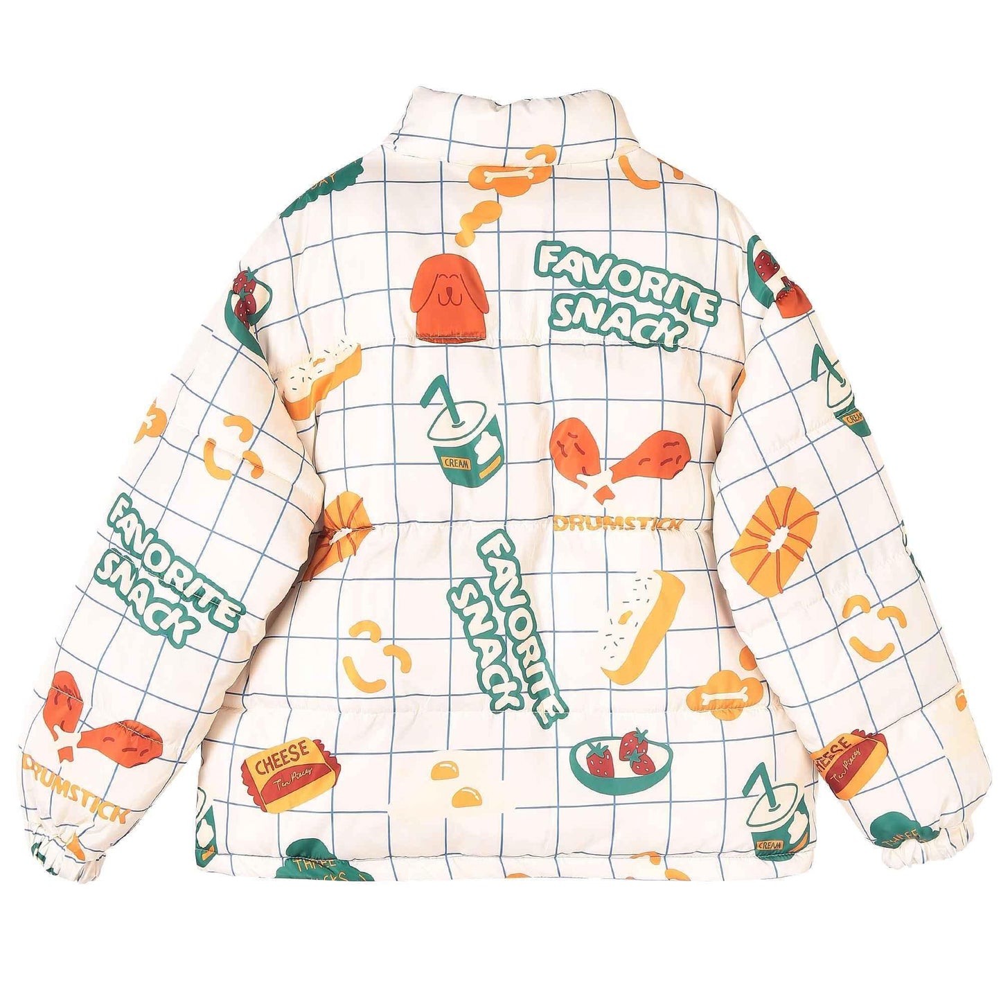 Women's Short Korean Style Loose-Fitting Padded Jacket