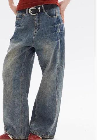 American High Street Design Loose Jeans For Women
