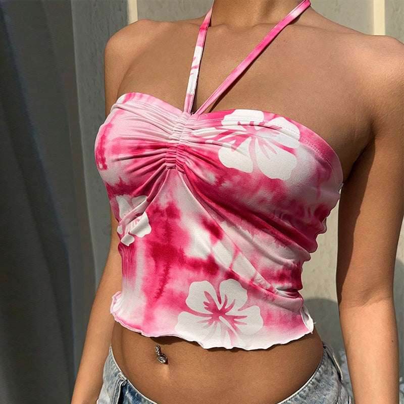 Tie dye vest strapless women's clothing | MuddyStock Originals MuddyStock