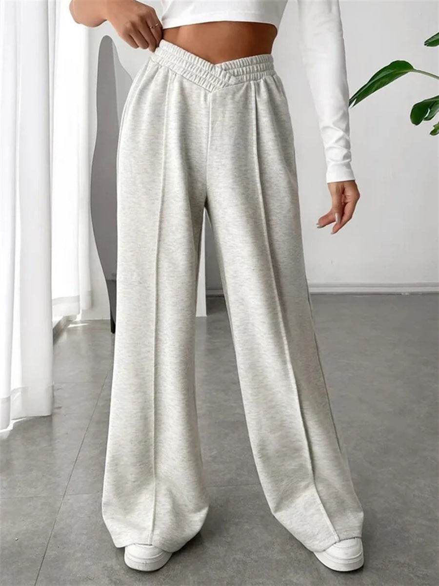 Women's loose casual pants | MuddyStock Originals Light gray MuddyStock