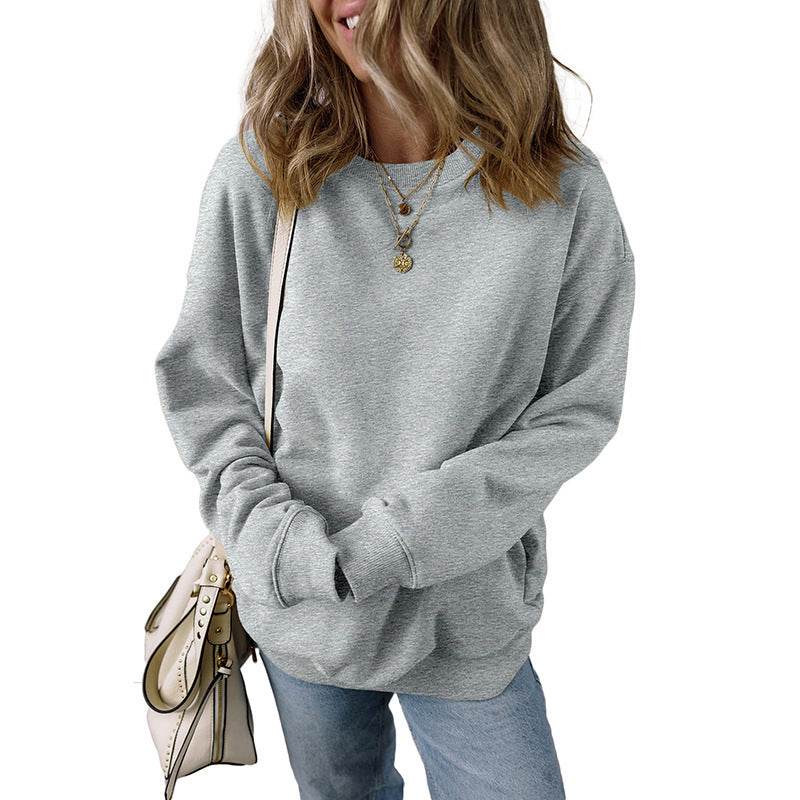 European And American Loose Oversize Laid-back Long Sleeve Sweater Women LC25317270P1011 MuddyStock