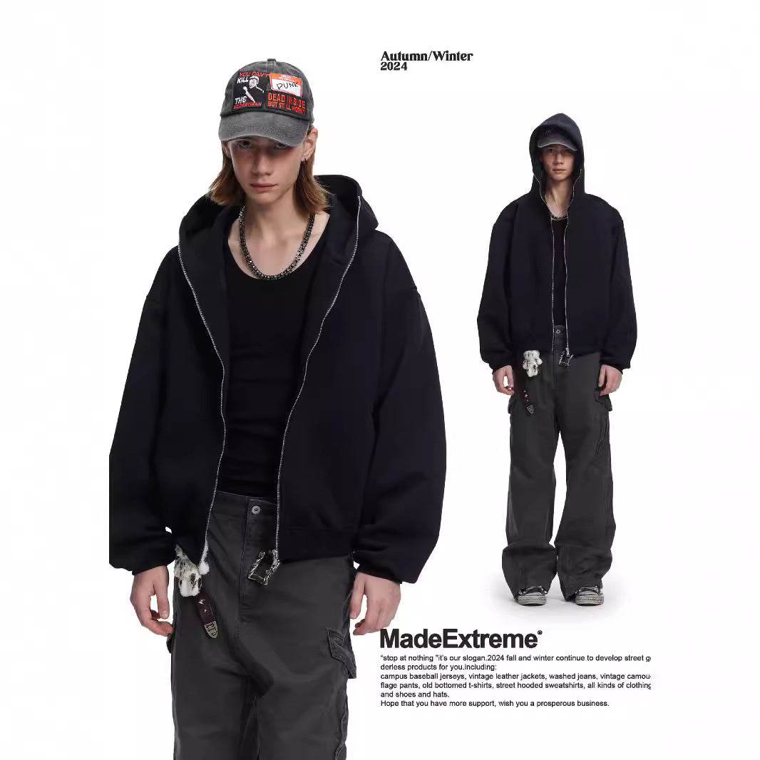 Street Simple High-End Boxy Hoodie For Men And Women | MuddyStock Originals MuddyStock