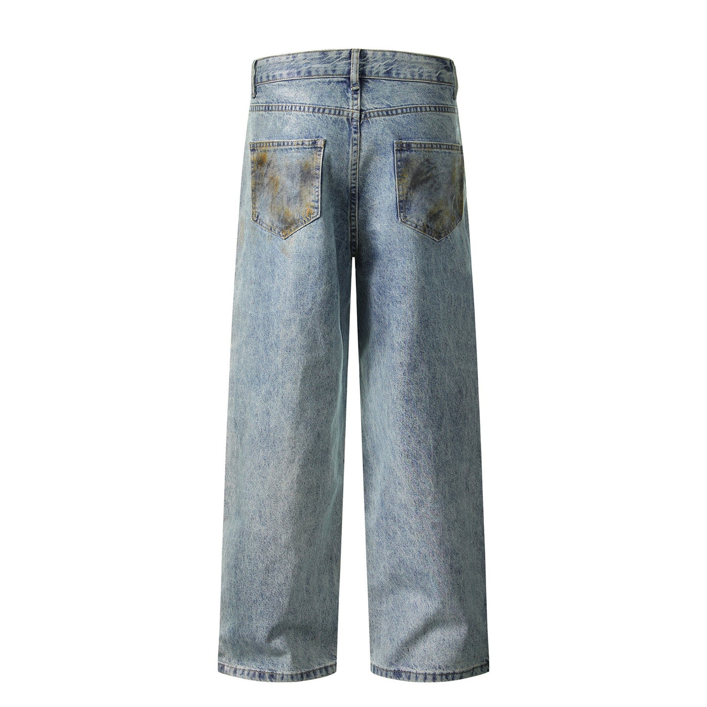 Streetwear Washed Distressed Denim Jeans For Men And Women | MuddyStock Originals MuddyStock