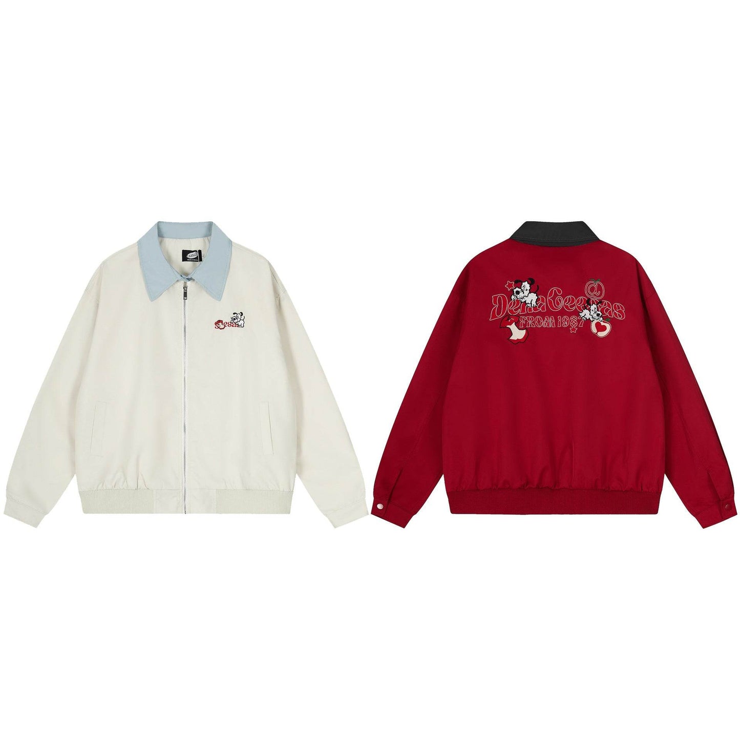 Cartoon embroidered jacket for men and women | MuddyStock Originals MuddyStock