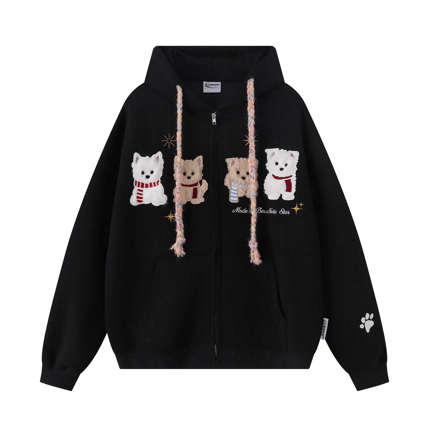 Loose Casual Hoodie for Men and Women | MuddyStock Originals Black MuddyStock