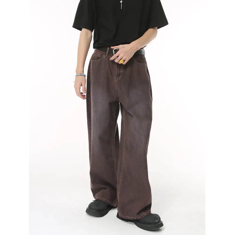 Straight-Leg Jeans with Pockets For Men | MuddyStock Originals Chocolate MuddyStock