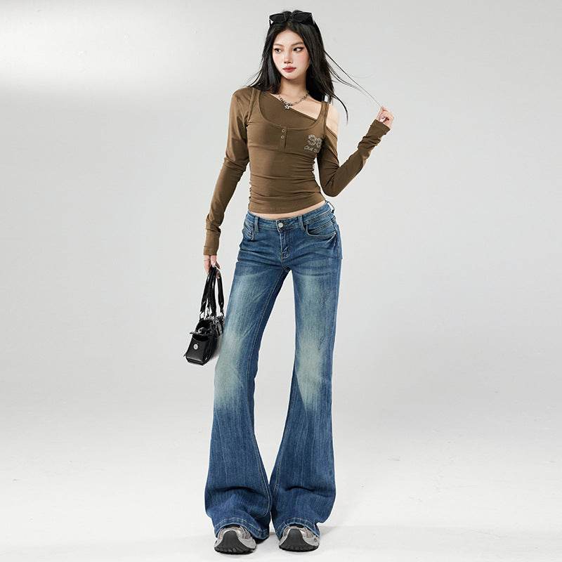 Women's Low Waist Trumpet Floor-Length Pants | MuddyStock Originals MuddyStock