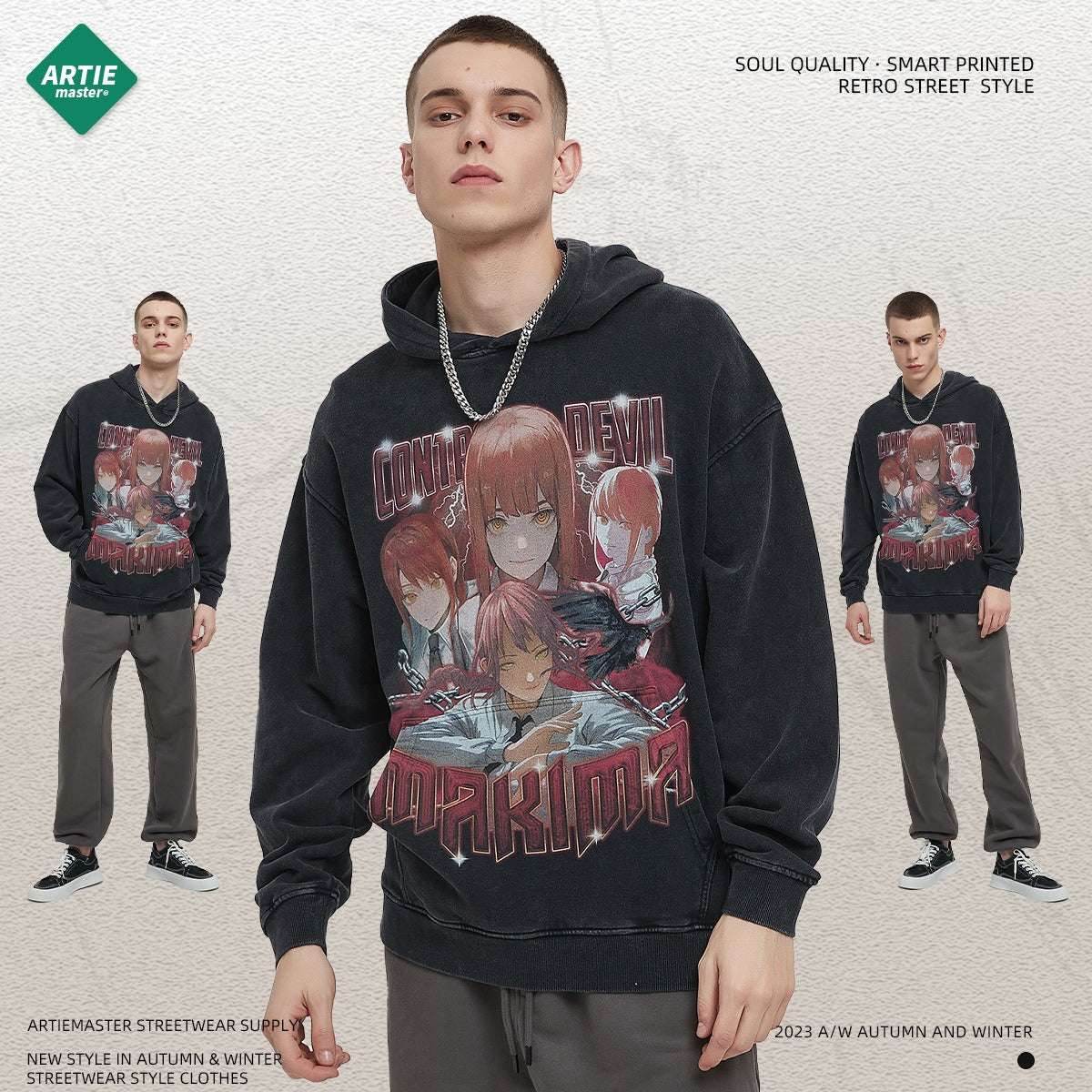 Printed vintage men's hoodie | MuddyStock Originals MuddyStock