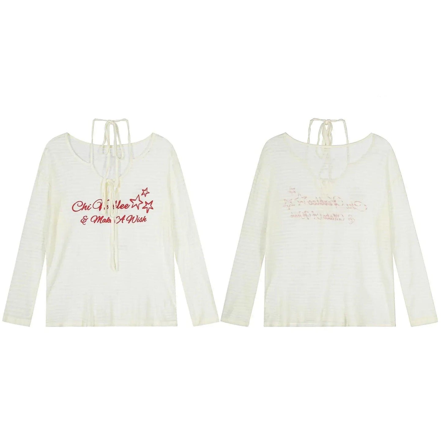 Casual retro striped long sleeved top for women | MuddyStock Originals
