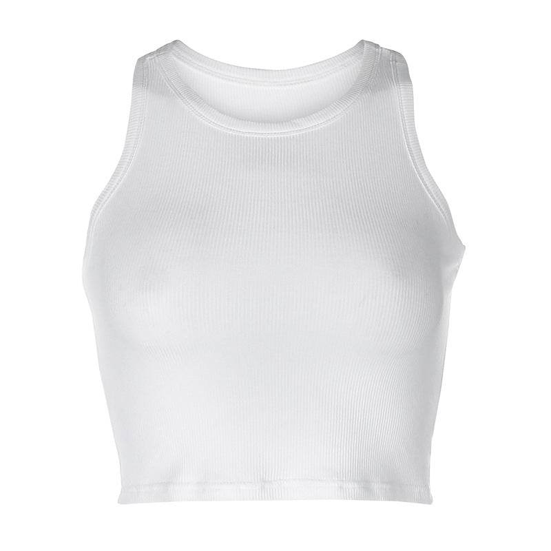 New Solid Color Women's Outer Wear Vest | MuddyStock Originals White MuddyStock