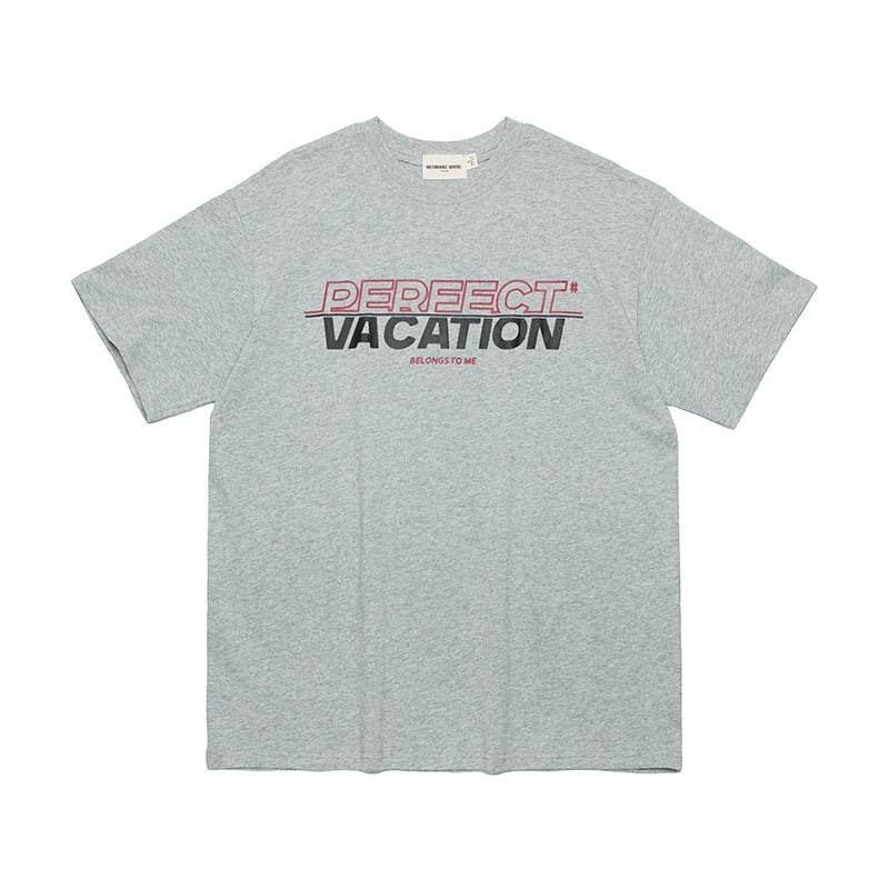 Hip Hop Letter Print Short-sleeve T-shirt For Men And Women MuddyStock
