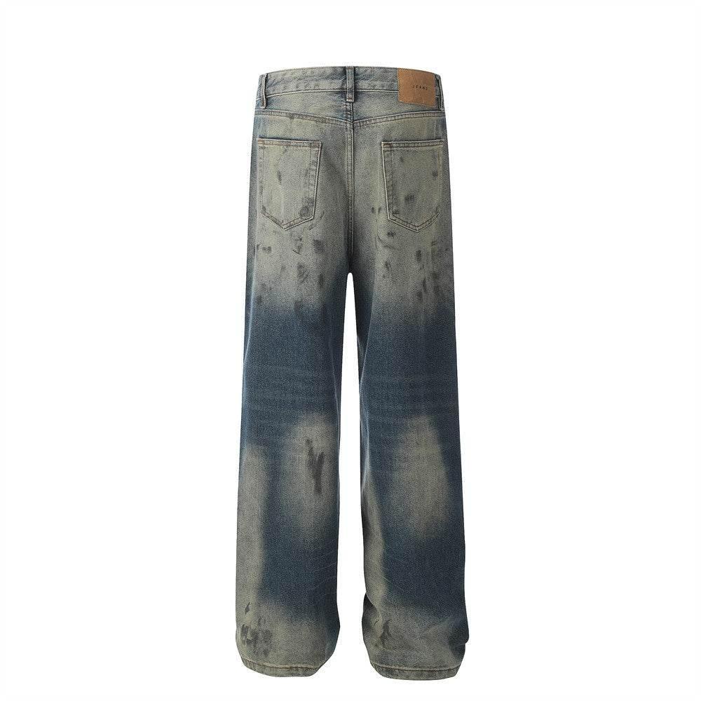 Distressed Dirty Ripped Jeans For Men