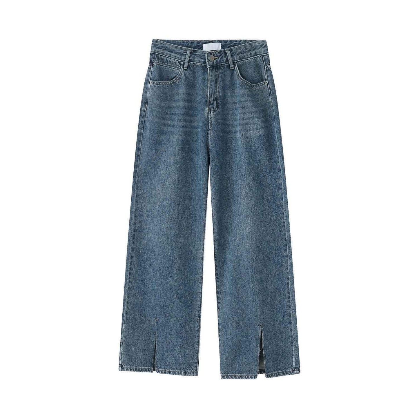Men's Casual Loose Fitting Jeans Blue