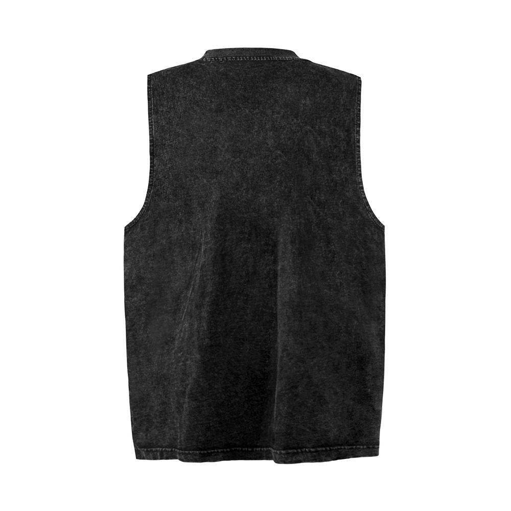 Letter Lightning Print Casual Vest For Men MuddyStock