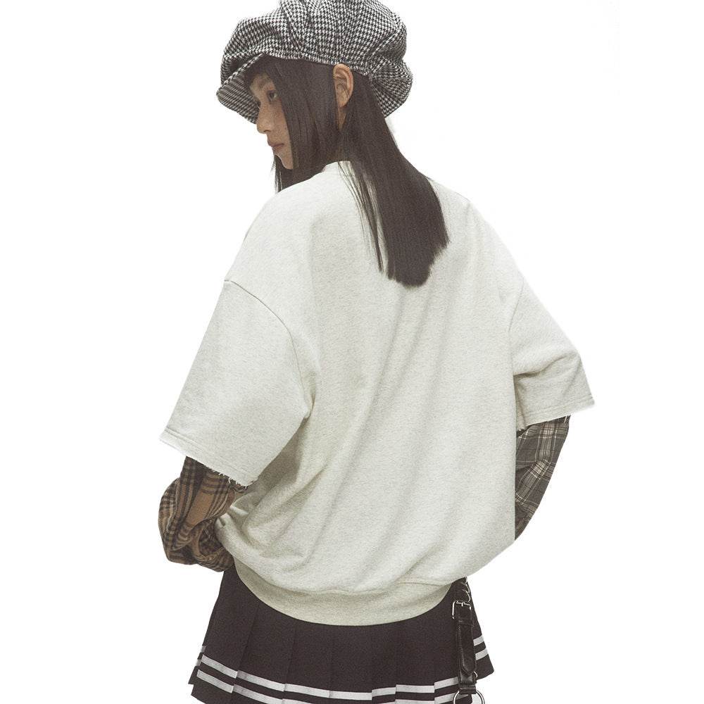 Retro City Printed Crew Neck Sweatshirt For Women MuddyStock