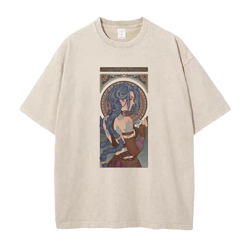 Cotton Washed Vintage Short Sleeve T-shirt For Men And Women| MuddyStock Originals MuddyStock
