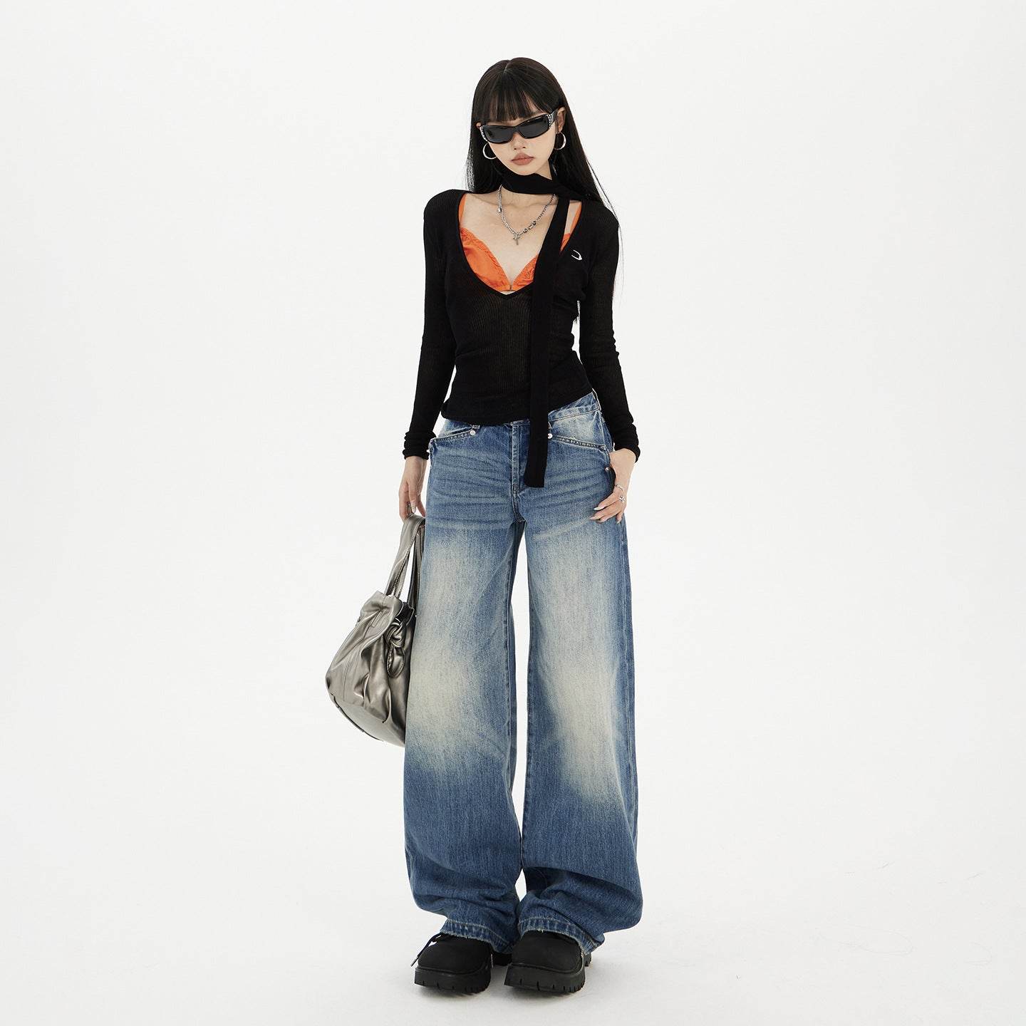 Women's Low Waist Straight Leg Jeans | MuddyStock Originals MuddyStock