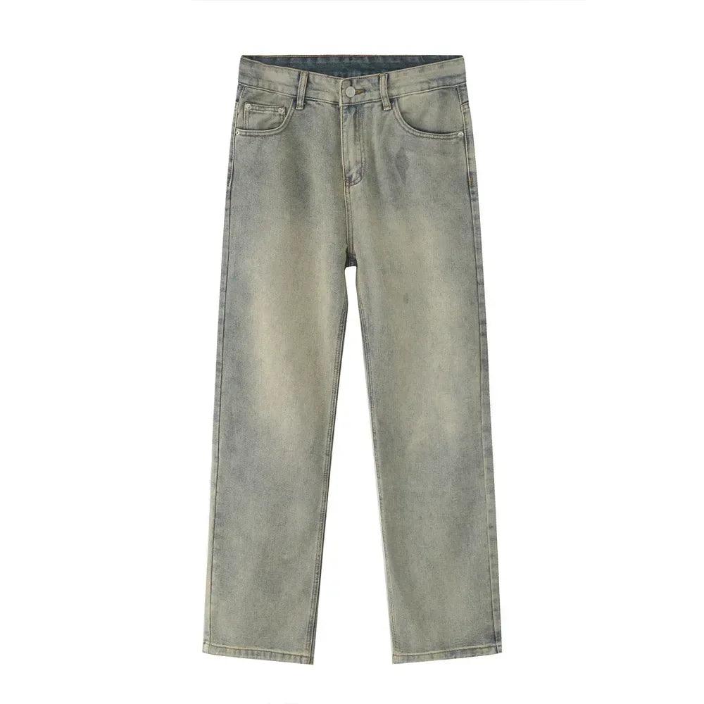 Straight Leg Jeans with Pockets For Men | MuddyStock Originals Air Force Blue L