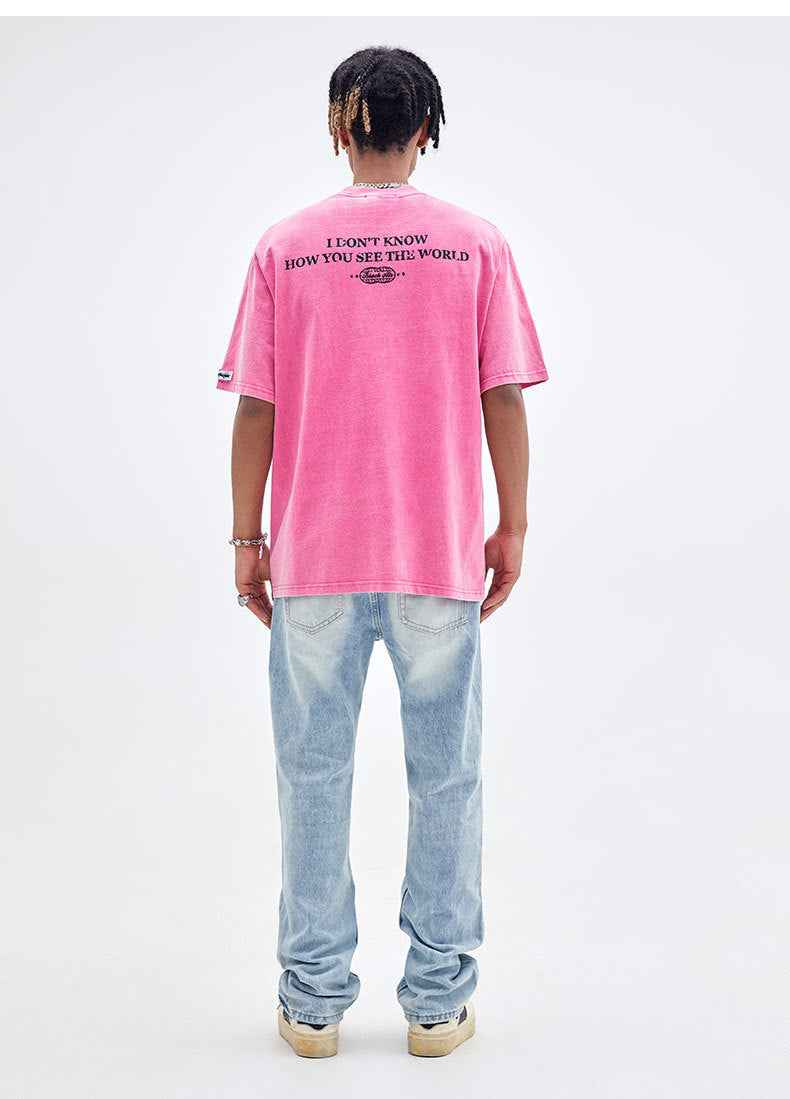 Retro Street Clothing Short Sleeve T-shirt For Men And Women MuddyStock