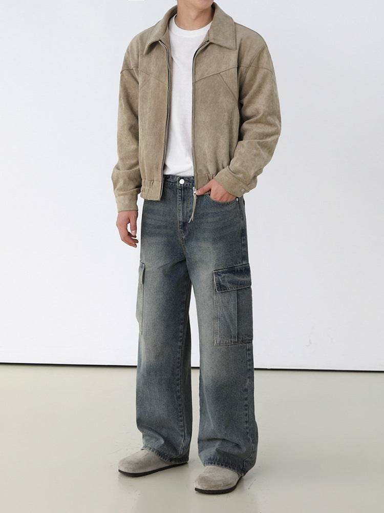 Fashion Retro Short Jacket Men's Top MuddyStock