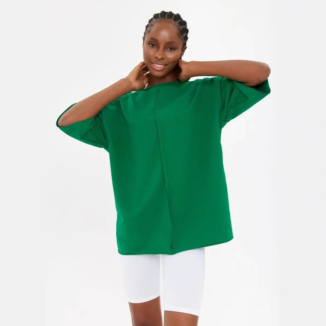 Loose Cotton Short Sleeve Top Foe Women | MuddyStock Originals MuddyStock