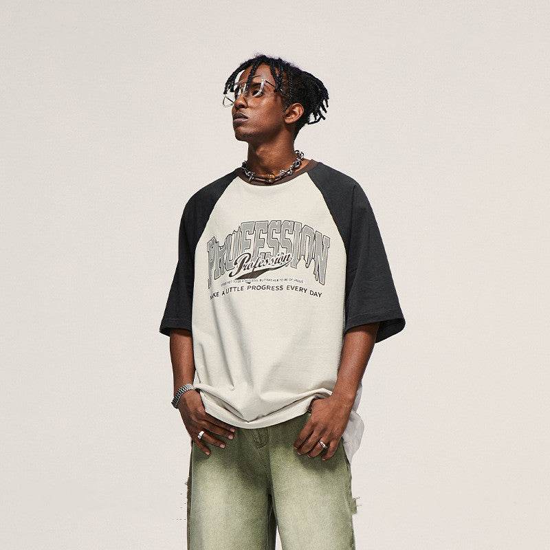 Fashion Letter Print T-shirt For Men And Women MuddyStock