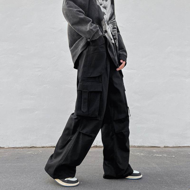 American Vintage Functional Overalls For Men Black MuddyStock