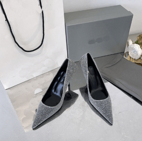 Pointy toe High Heels For Women grey