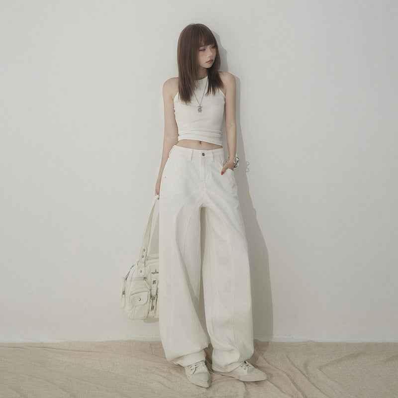 High-Waisted Knife-Edge Jeans For Women | MuddyStock Originals