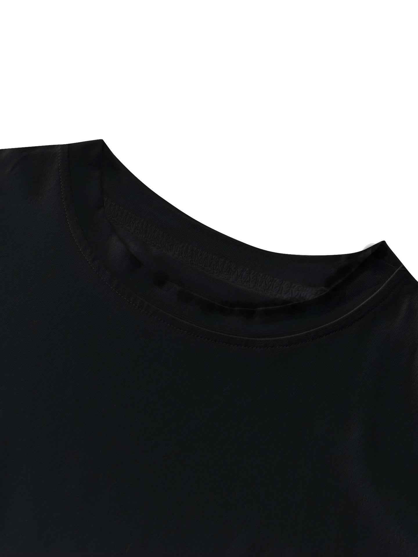Men's Letter Vertical Line Printing Casual All-match Short-sleeved MuddyStock