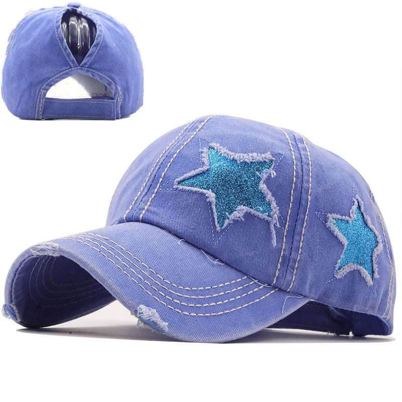 Washed And Worn Pentagram Baseball Cap MuddyStock