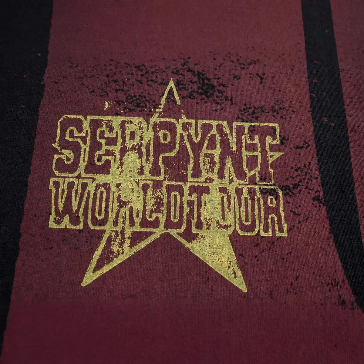 High Street Style Washed Out Star Letter Print Short Sleeve T-Shirt For Men | MuddyStock Originals eprolo