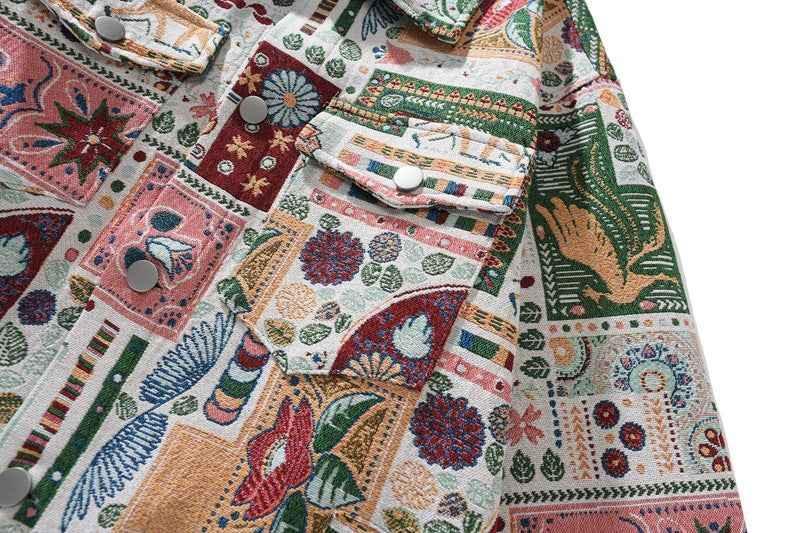 Jacquard Workwear Casual Jacket Coat For Men And Women