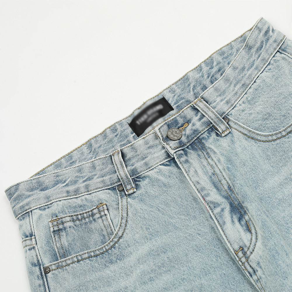 Fashion Knife Ripped Jeans For Men MuddyStock