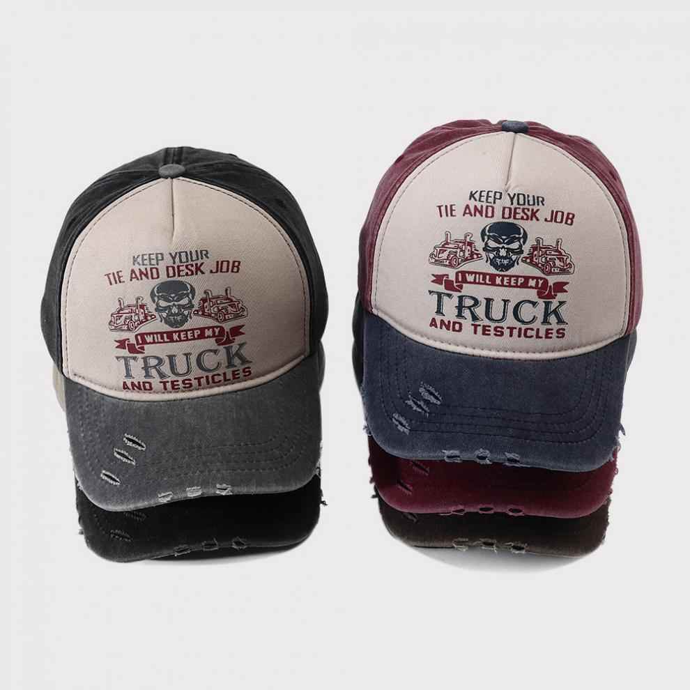 Peaked Hard Top Summer Letter Printing Stylish Baseball Cap MuddyStock