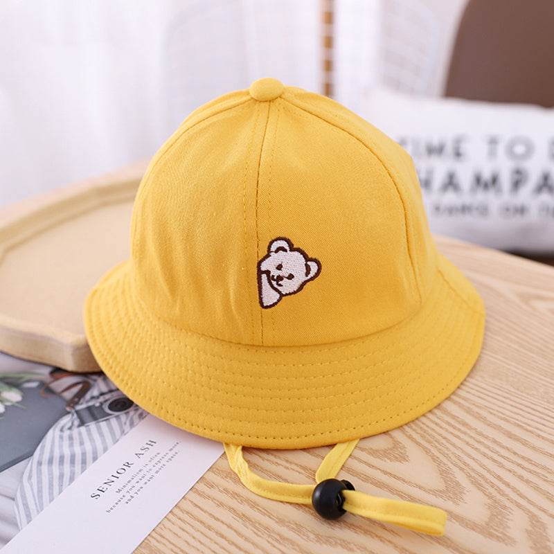 Cute And Super Cute Fisherman Hat Young Yellow MuddyStock