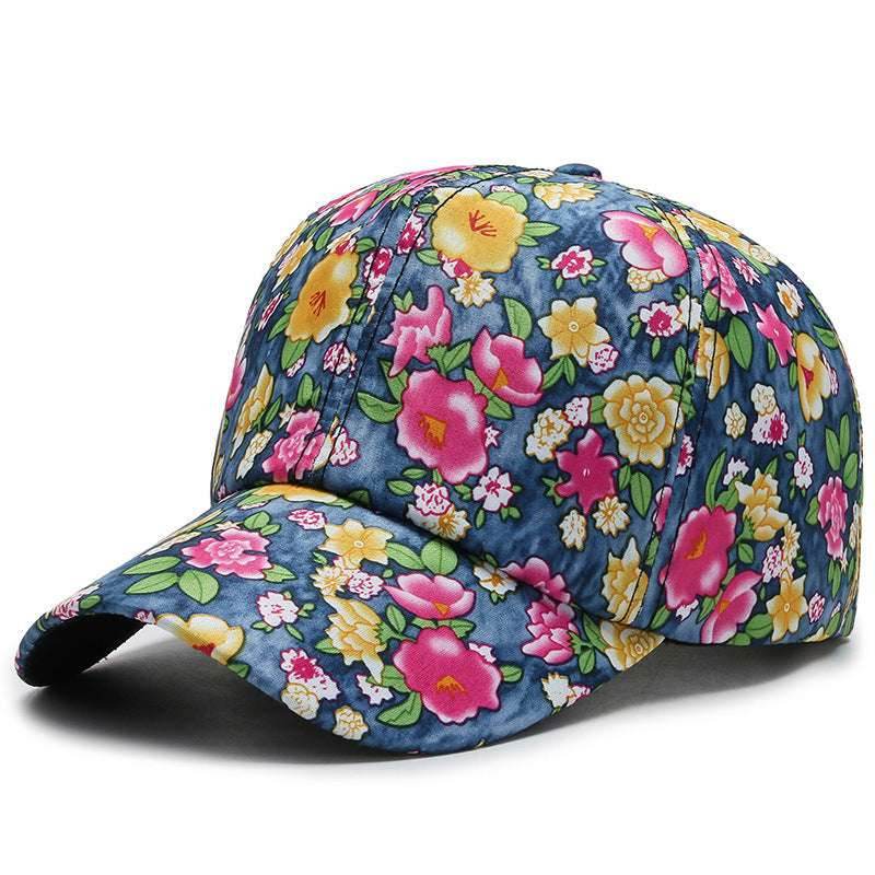 Female Baseball Cap Outdoor Sports And Leisure All-match Sunshade Dark Blue adjustable MuddyStock
