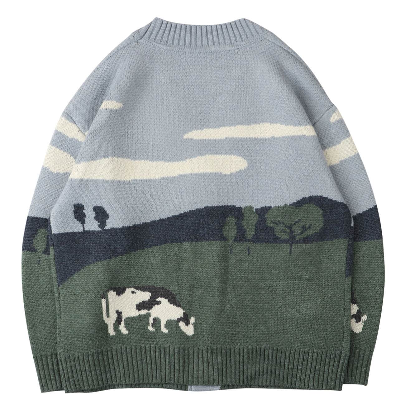 Oversize Streetwear Loose Cardigan For Women MuddyStock