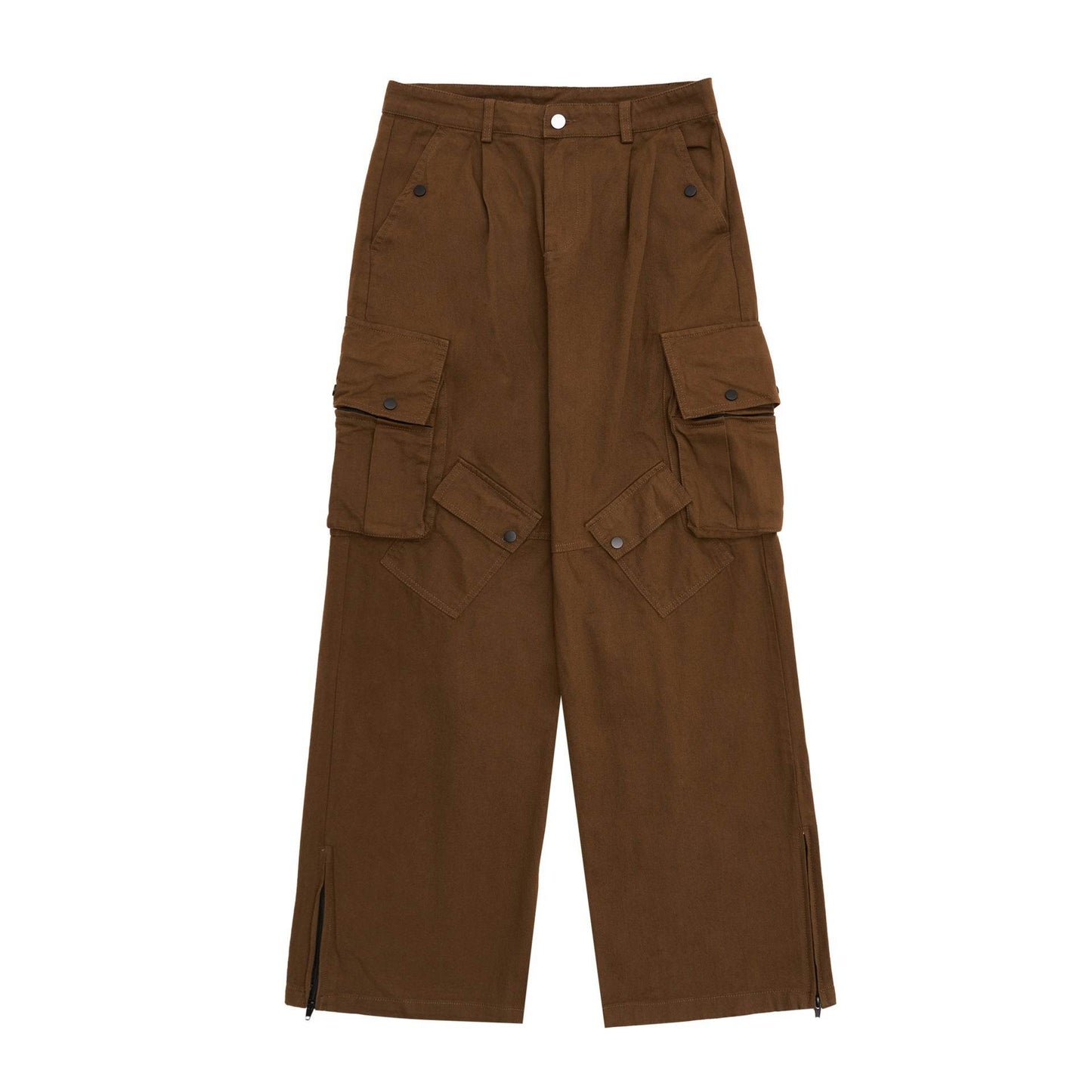 Wide Leg Autumn New Style Overalls For Women Brown MuddyStock