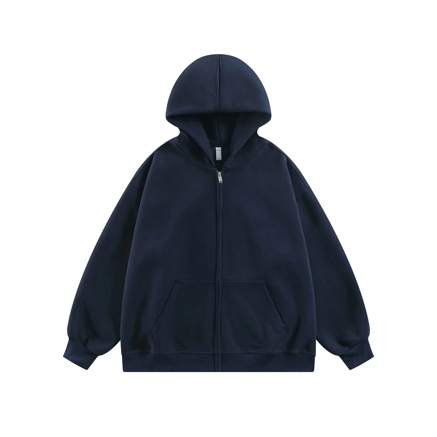 Retro Simple Versatile Loose Hoodie For Men | MuddyStock Originals Navy Blue eprolo