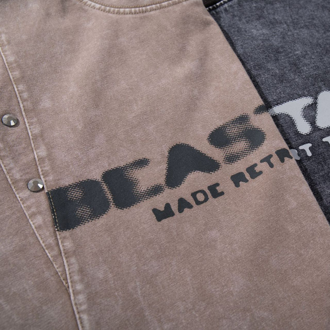 Men's short sleeved T-shirt retro washed pure cotton | MuddyStock Originals MuddyStock