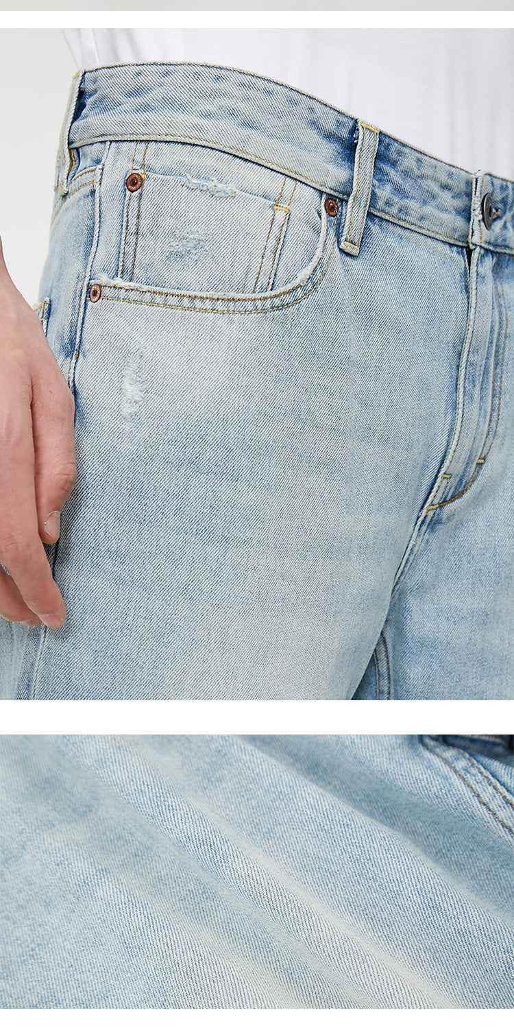 Men's denim shorts