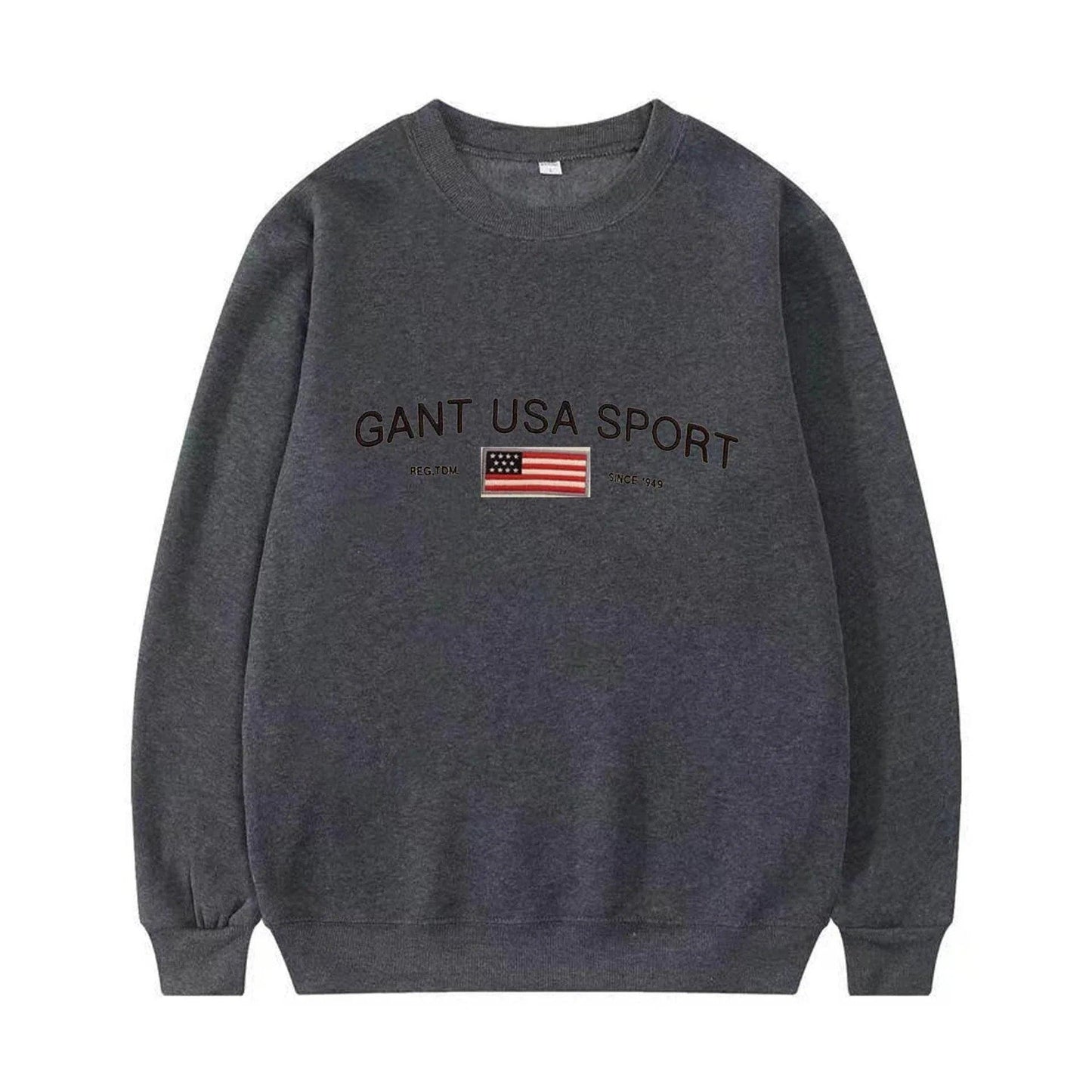 Crew Neck Sweatshirt For Men And Women | MuddyStock Originals Dark Grey